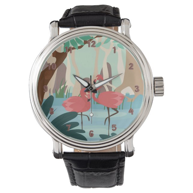 Jungle Thmet Armbandsur (Framsida)
