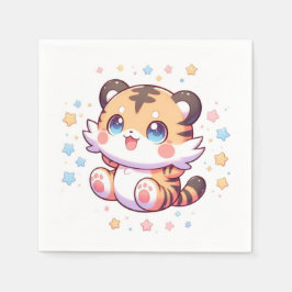 Jungle Tiger Baby Shower Pappersservett