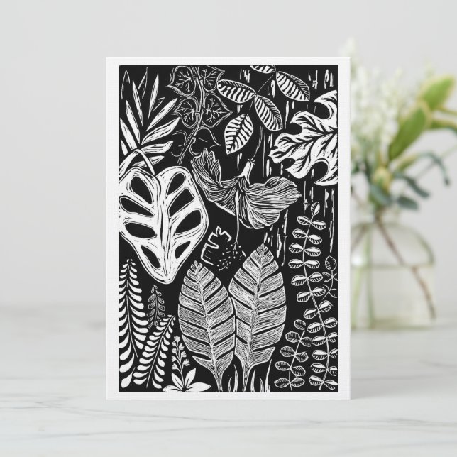 Jungle Vibes Anteckningskort (Stående Fram)