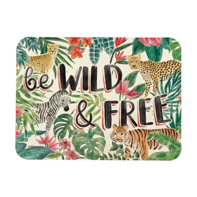 Jungle Vibes Magnet (Horisontell)