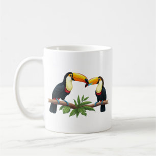 Jungle Vibrance: Toucans in Harmony Kaffemugg