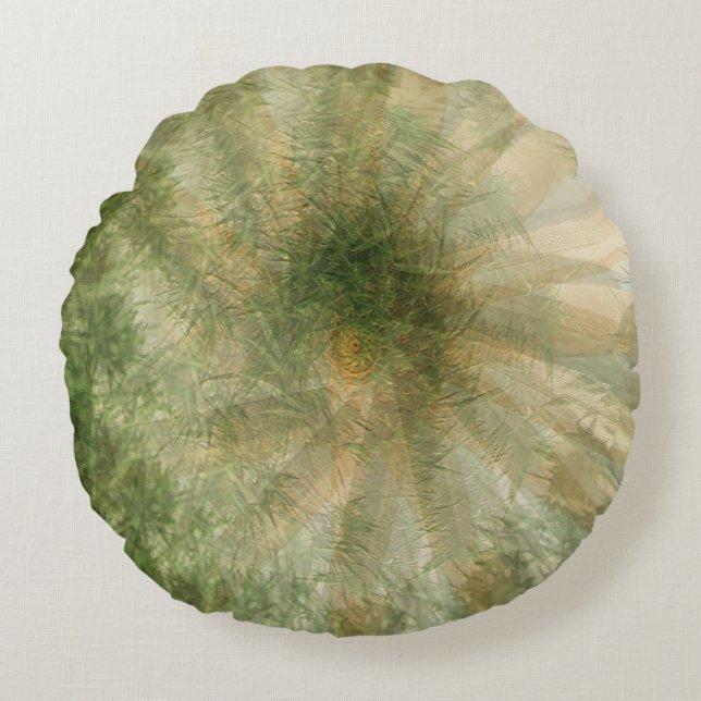 Jungle Wheel..... Rund Kudde (Framsidan)