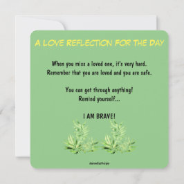 Jungle Whispers of Encouragement Series Flat Card