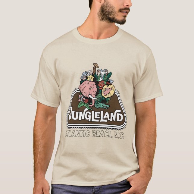 Jungleland - Atlantic Beach, N.C. T Shirt (Framsida)