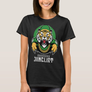 Junglist Drum and Bass EDM DnB Tiger T Shirt