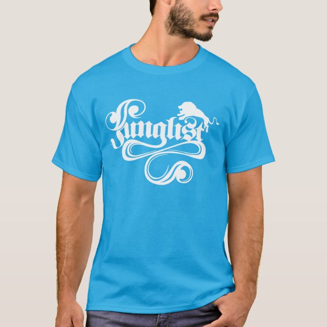 Junglist vit ut tee shirt (Framsida)