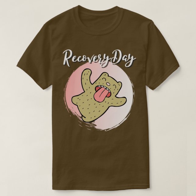 Jungning av återställningsdagen som kör sport t shirt (Design framsida)