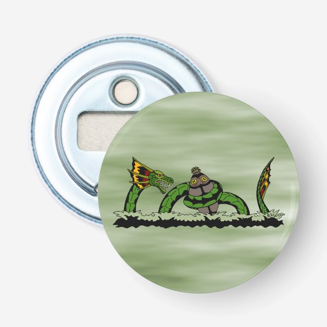 Jungun Catching a Quibbib Flasköppnare (Framsidan)