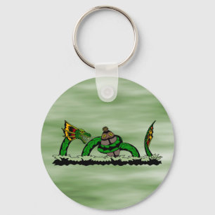 Jungun Catching a Quibbib Nyckelring