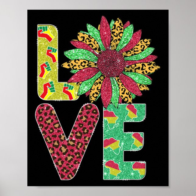 Juni 1865 Black History African American Poster (Framsidan)