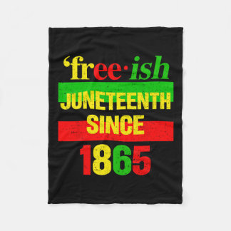 Juni 1865 Black History African Freedom Fleecefilt