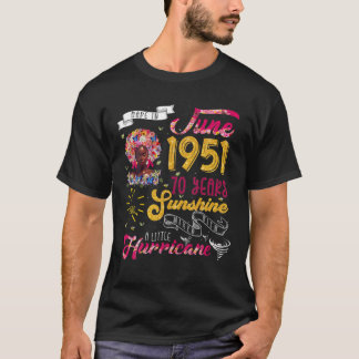 Juni 1951 70 år: Solsken blandad med Hurri T Shirt