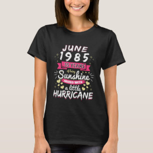 JUNI 1985 Flickor 35 år som är solstråsblandad hur T Shirt