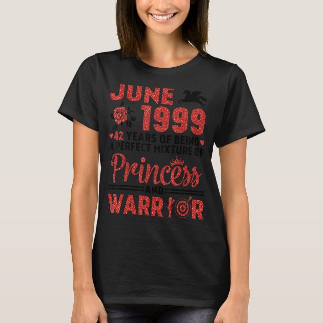 Juni 1999 23 år som Perfekt Mixture Prince T Shirt (Framsida)
