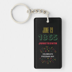 Juni 19 1865 Junttonde svart historikfyrverkerier Nyckelring