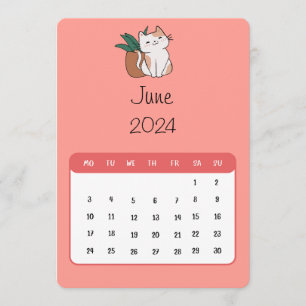 Juni 2024 Kalender över Ensamer och anläggningar Meny