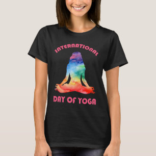 Juni 21 Internationell Dagen för Yoga T Shirt
