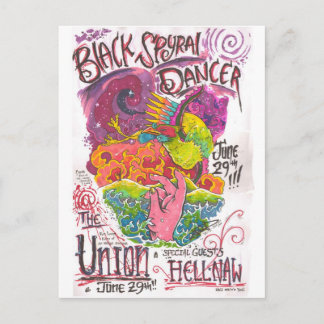 Juni 29 Show Flyer - Fullt Färg Vykort