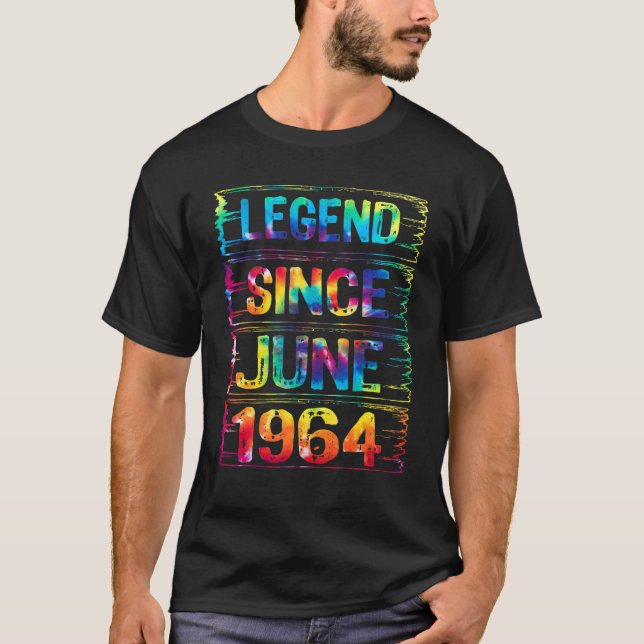 Juni 58 år gammal sedan 1964, 58:e födelsedagen t shirt (Framsida)