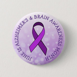 Juni är Alzheimers och Brain Awareness Month Knapp