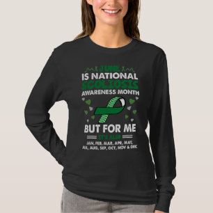 Juni är den nationella skoliosmedvetenheten månad t shirt