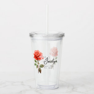 Juni Birth Month Flower Ro Personlig Take Away Mugg