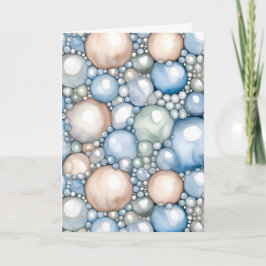 Juni Birthstone Pearl Birthday Card Kort