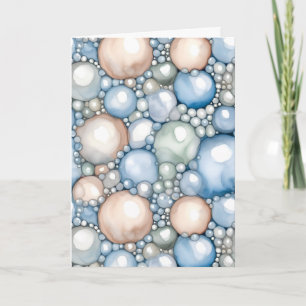 Juni Birthstone Pearl Birthday Card Kort