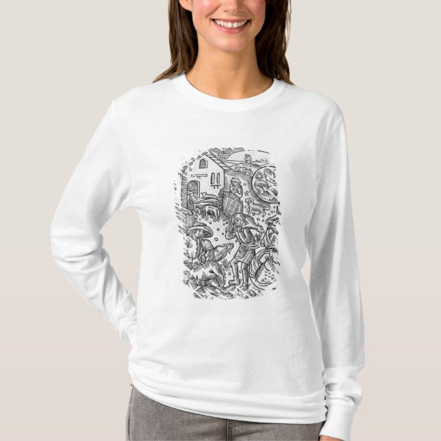 Juni får som klipper, Gemini T-shirt (Framsida)