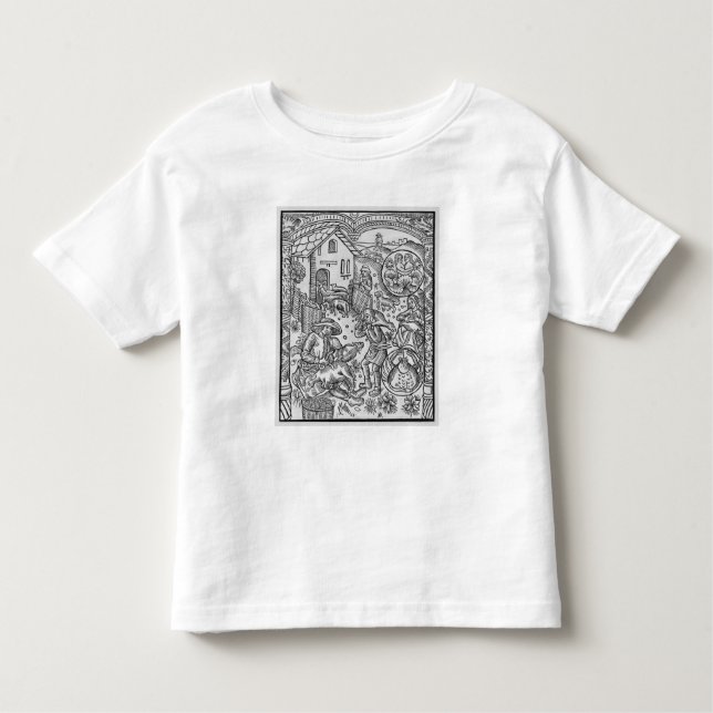 Juni får som klipper, Gemini Tee Shirt (Framsida)