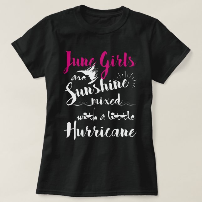 Juni flickasolsken som är blandat med lite en tee (Design framsida)