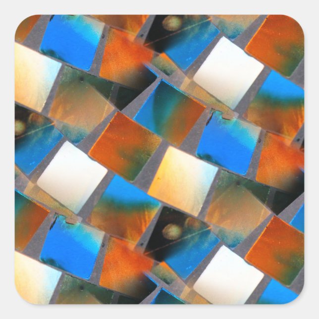 juni fyrkantigt klistermärke (Framsida)