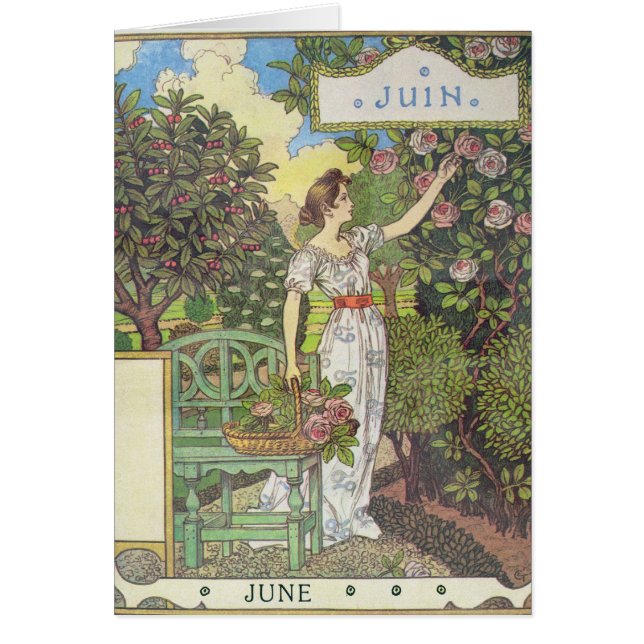 Juni Hälsningskort (Framsidan)