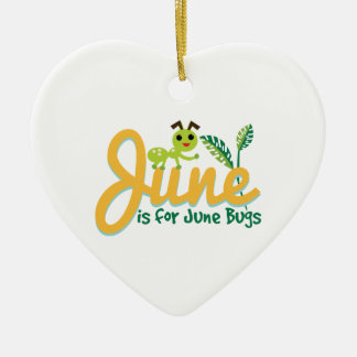 Juni kryp julgransprydnad keramik