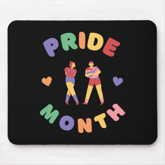 Juni Pride Månad Musmatta (Framsidan)