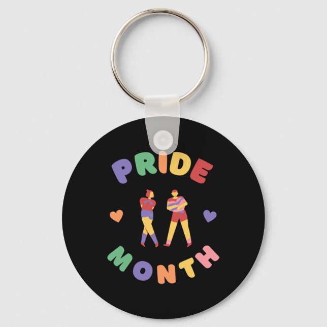 Juni Pride Månad Nyckelring (Framsida)