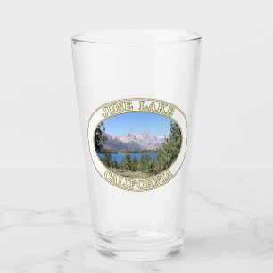 Juni Sjö och Östra Sierra Nevada-bergen Glaskopp