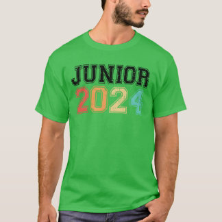 Junior 2024 Retro Vintage present T Shirt