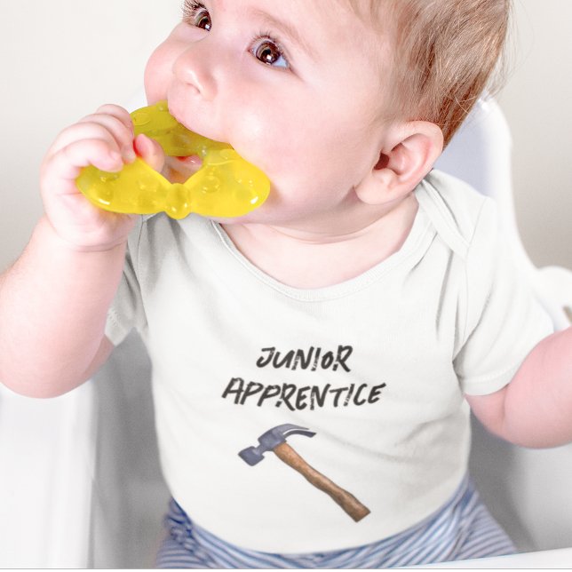Junior Apprentice Hammer Carpenter Chippie Tradie T Shirt (Skapare uppladdad)