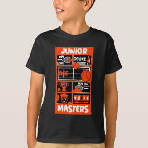 Junior Boys Tennis Player T Shirt