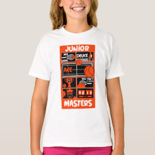 Junior Boys Tennis Player T Shirt