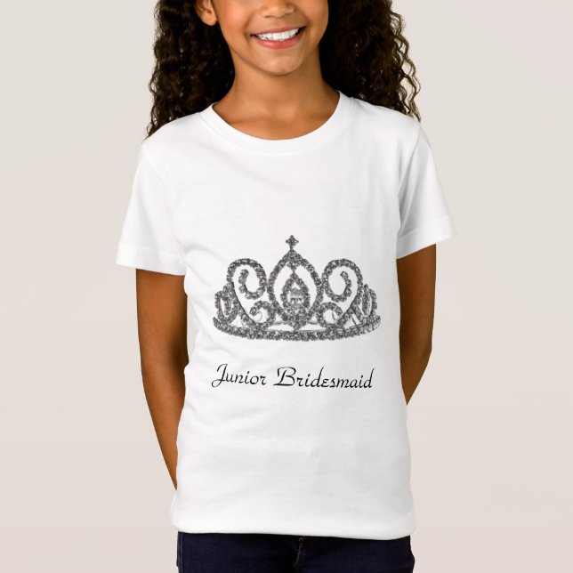Junior Bridesmaid Gifts T Shirt (Framsida)
