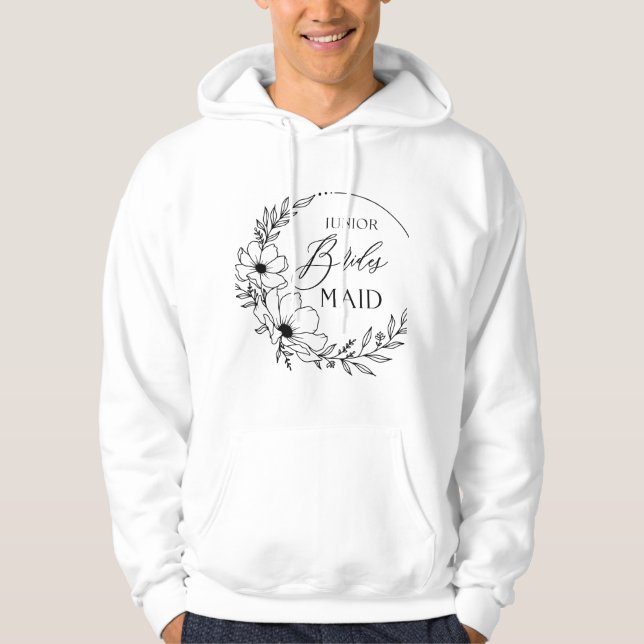 junior bridesmaid hoodie (Framsida)