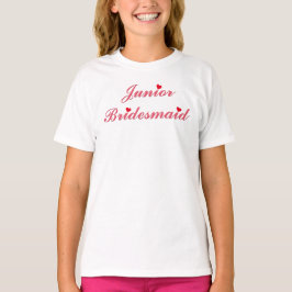 Junior Bridesmaid Möhippa Bröllop Tanktop T Shirt