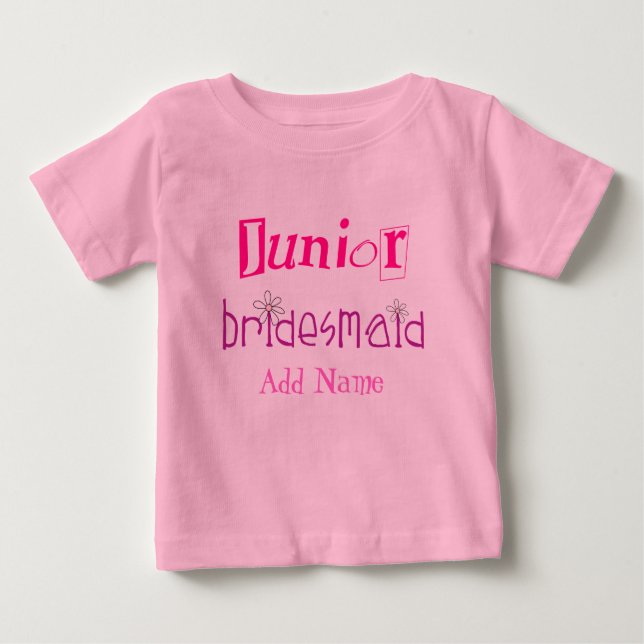 Junior Bridesmaid Tee Shirt (Framsida)