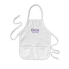 Junior Chef Barn Apron Matlagning Födelsedag Barnförkläde