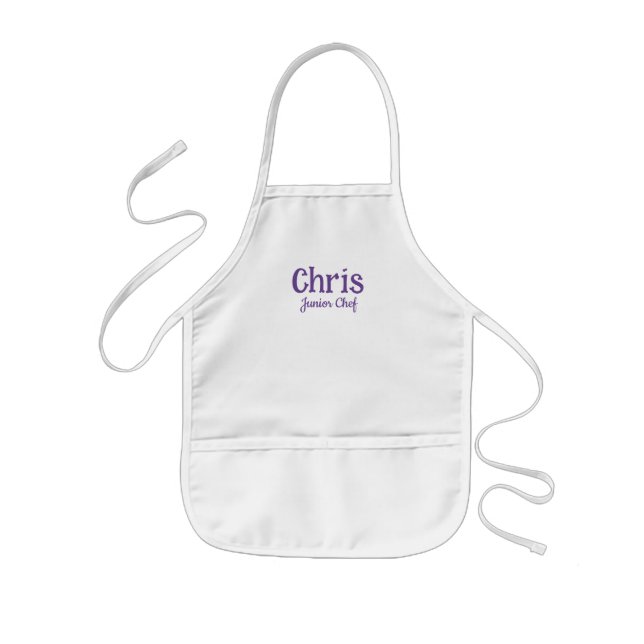Junior Chef Barn Apron Matlagning Födelsedag Barnförkläde (Framsidan)