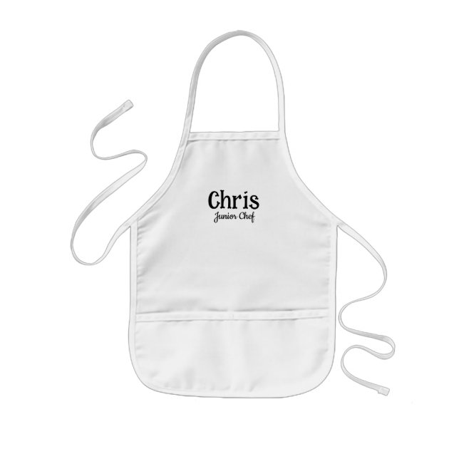 Junior Chef Pojke eller Flicka Barnförkläde (Framsidan)