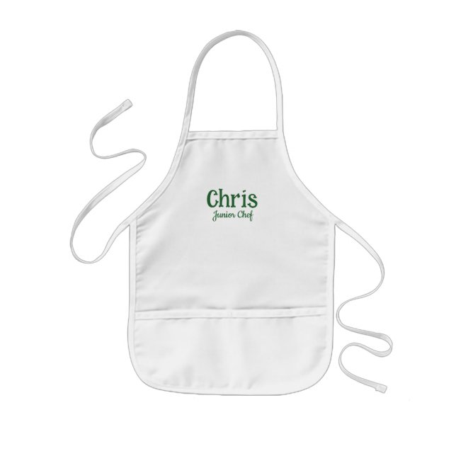 Junior Chef Pojke eller Flicka Barnförkläde (Framsidan)