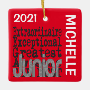 Junior Extraordinaire ANPASSNINGSBAR Julgransprydnad Keramik